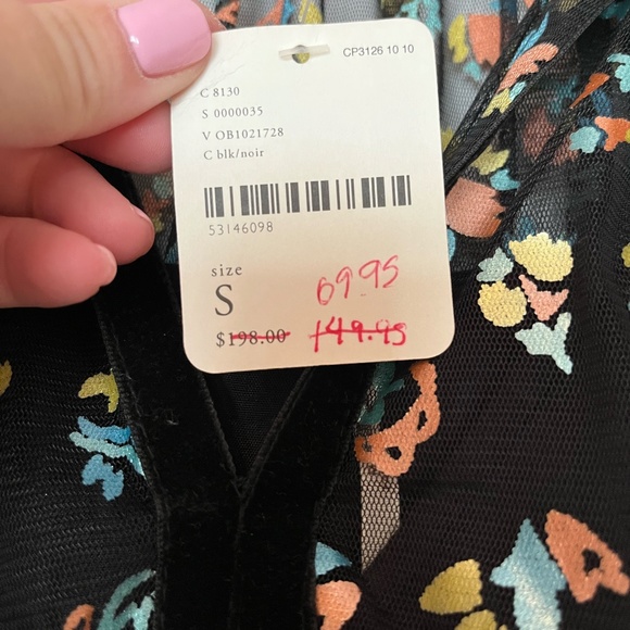 NWT Free People Floral Dress with Slip - Picture 7 of 7